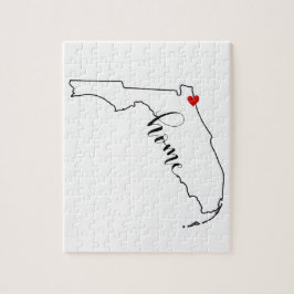 Florida-Zuhause-Jacksonville-Puzzlespiel Puzzle