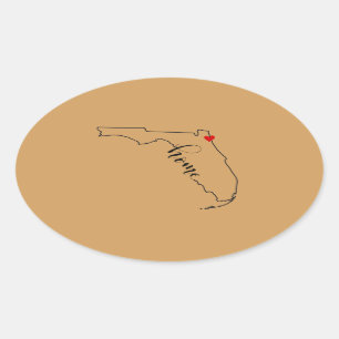 Florida Zuhause Jacksonville Sticker