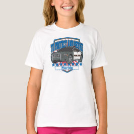 Florida, zum des Polizeiwagens zu schützen und zu T-Shirt