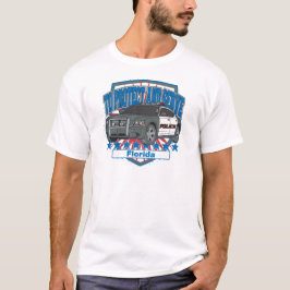 Florida, zum des Polizeiwagens zu schützen und zu T-Shirt