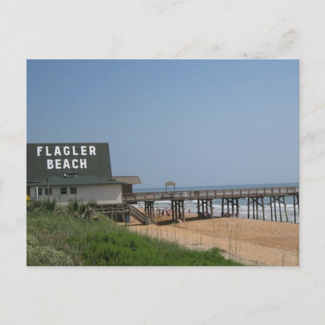 Floridaflaglerpier Postkarte (Vorderseite)
