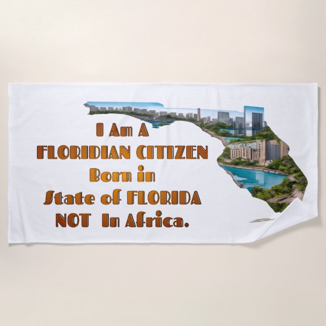 Floridian Citizen Strandtuch (Vorderseite)