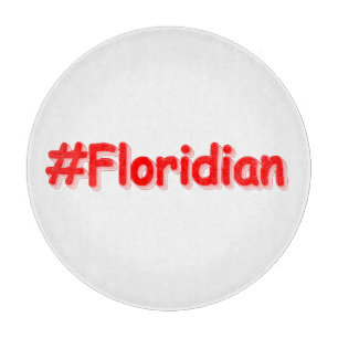 "#Floridian " Niedliches Design. Jetzt kaufen Schneidebrett