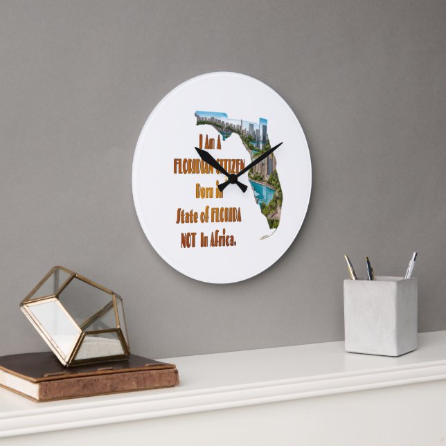 Floridianischer Bürger Große Wanduhr (Büro)