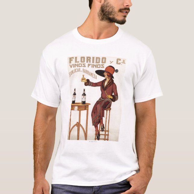 Florido Vinos Finos - Sanlucar de Barrameda T-Shirt (Vorderseite)