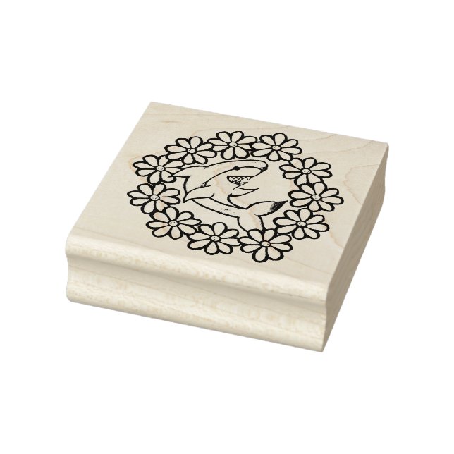 Floriger Hai                                       Gummistempel (Stempel)