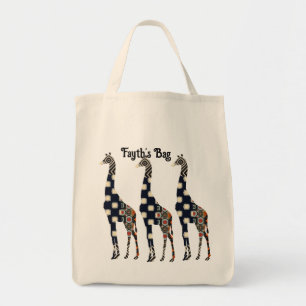 Florillas Giraffe Tote Bag Tragetasche