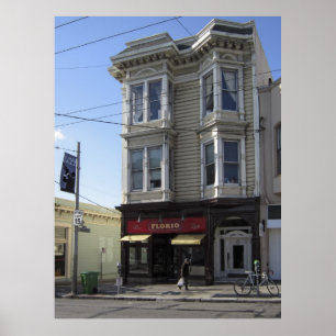 FLORIO BAR und CAFÉ - SAN FRANCISCO Poster