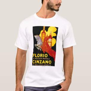 Florio Cinzano Vintage Poster Europa T-Shirt