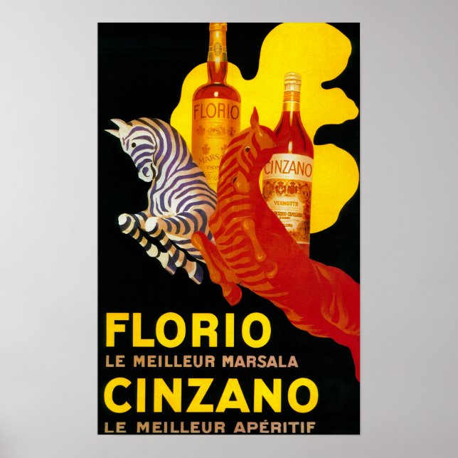 Florio Cinzano Vintage PosterEurope Poster (Vorne)