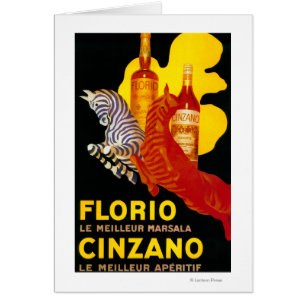 Florio Cinzano Vintages Poster Europe