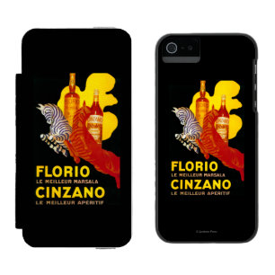 Florio Cinzano Vintages PosterEurope Incipio Watson™ iPhone 5 Geldbörsen Hülle