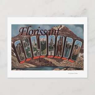 Florissant, Colorado - Große Briefszenen Postkarte