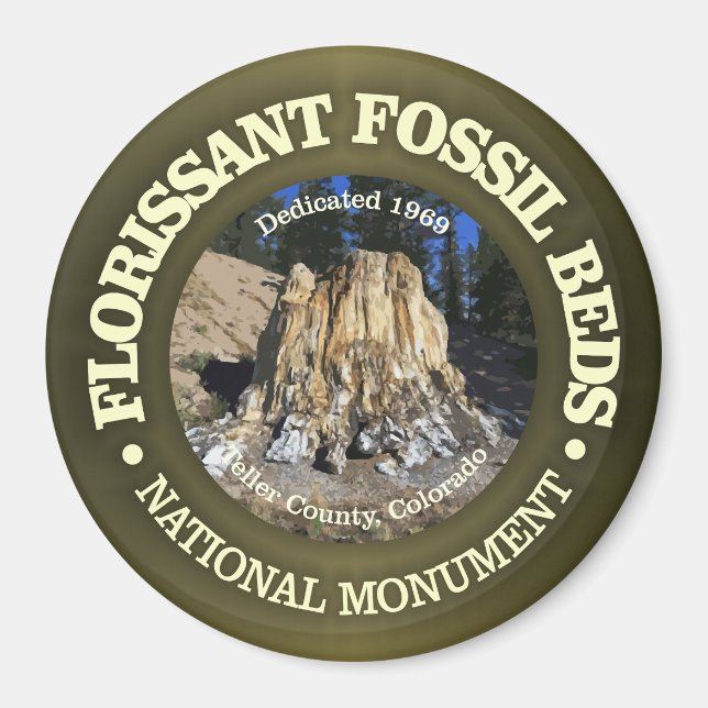 Florissant Fossil Beds (NM) Magnet (Vorne)