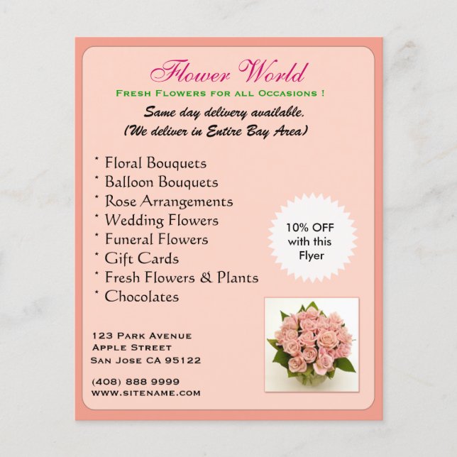 Florist_Aktion(Flugblatt) Flyer (Vorne)