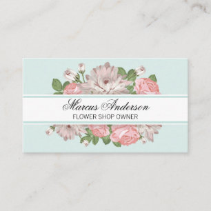Florist Blume Frame Banner Visitenkarte