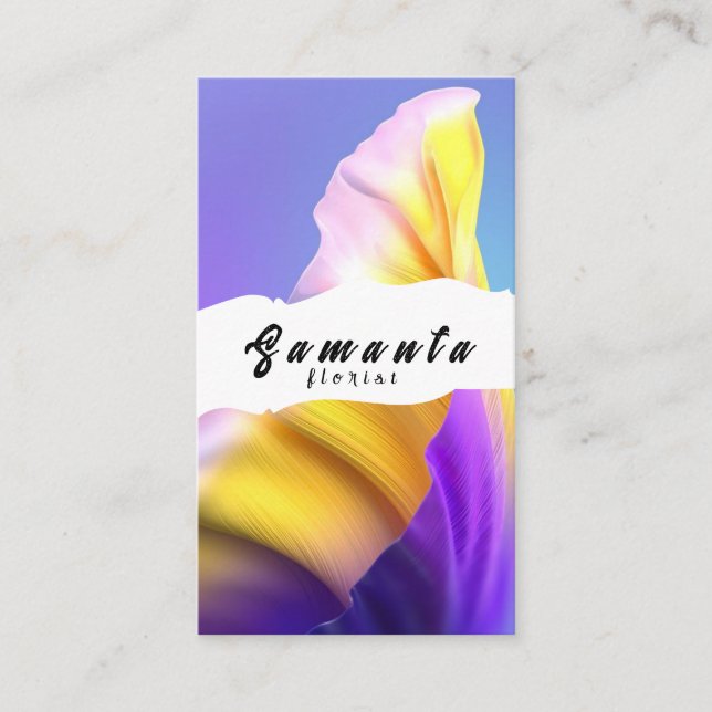 Florist Business Card Visitenkarte (Vorderseite)