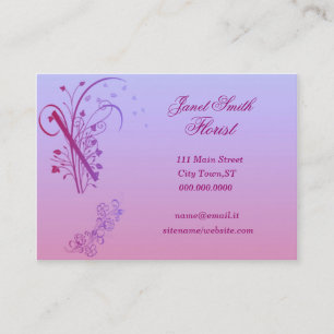 Florist Business Card Visitenkarte