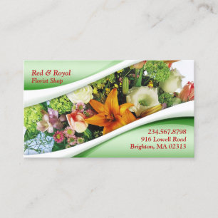 Florist Business Card Visitenkarte