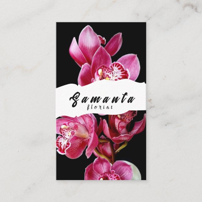 Florist Business Card Visitenkarte (Vorderseite)