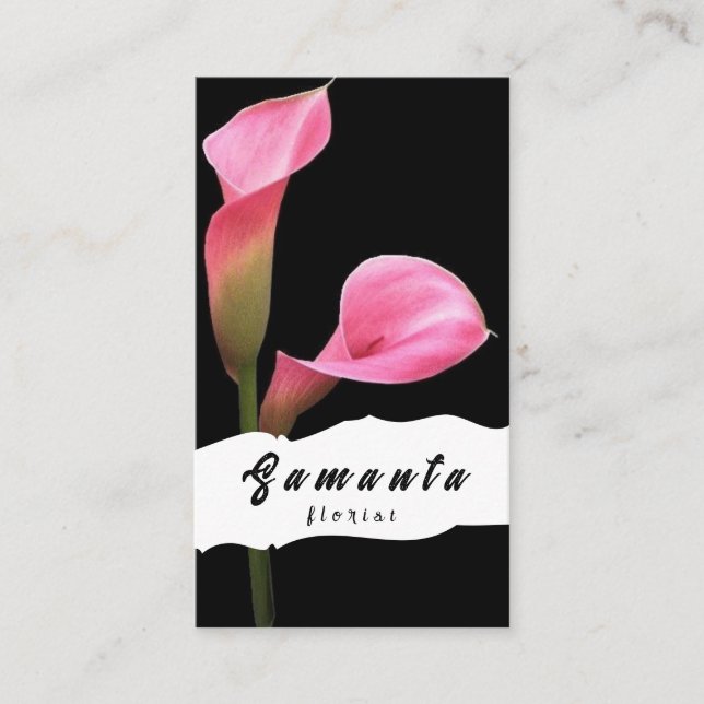 Florist Business Card Visitenkarte (Vorderseite)