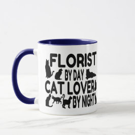 Florist Cat Lover Tasse