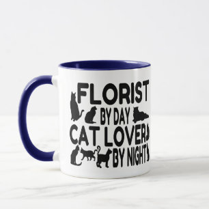Florist Cat Lover Tasse