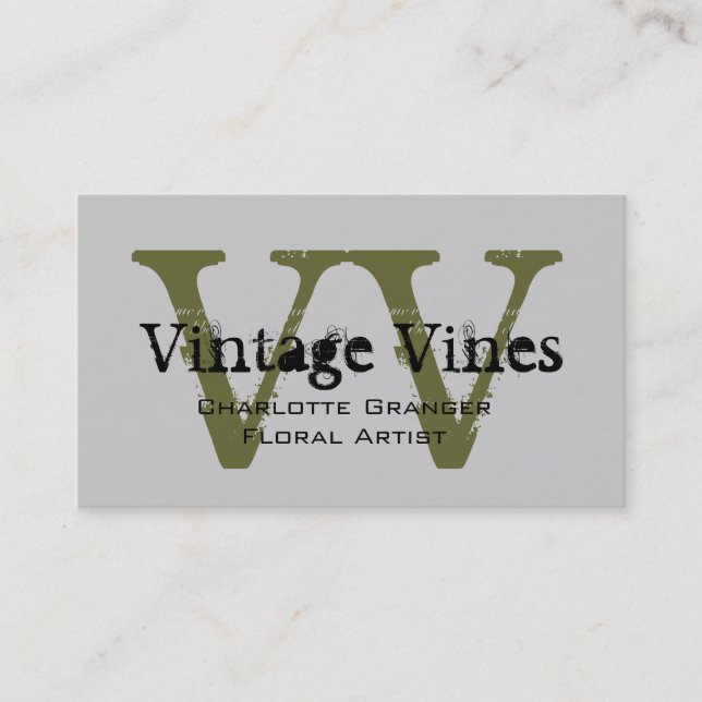 Florist Customizable Business Card Visitenkarte (Vorderseite)
