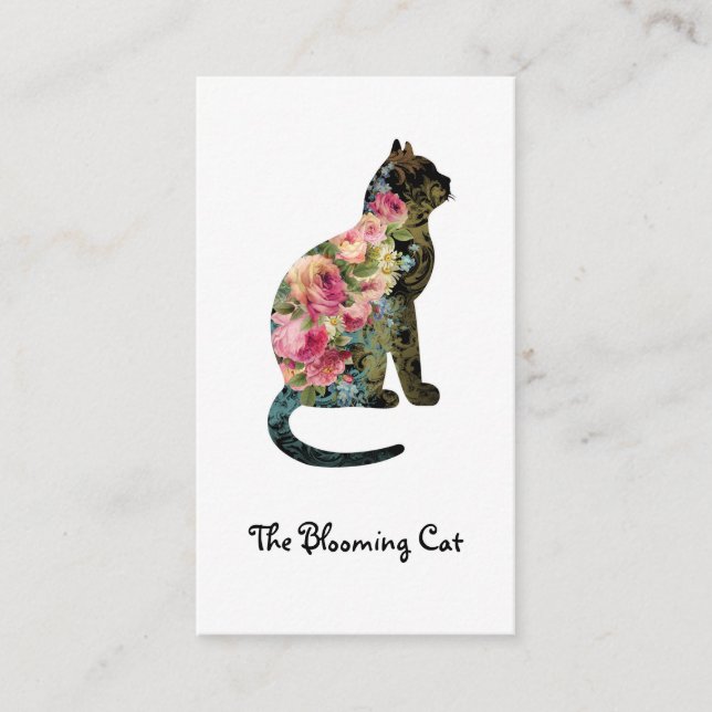 FLORIST editable Visitenkarte (Vorderseite)