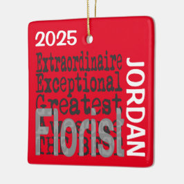 Florist Extraordinaire INDIVIDUELL Keramikornament