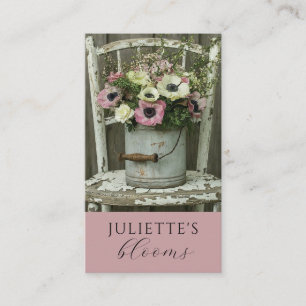Florist Floral Designer Business Card Visitenkarte