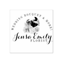 Florist Florals Bouquet Logo Artist Studio