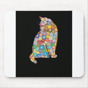 Florist Florist Ca Blume Cat Cat Red Cat Pink Cat Mousepad