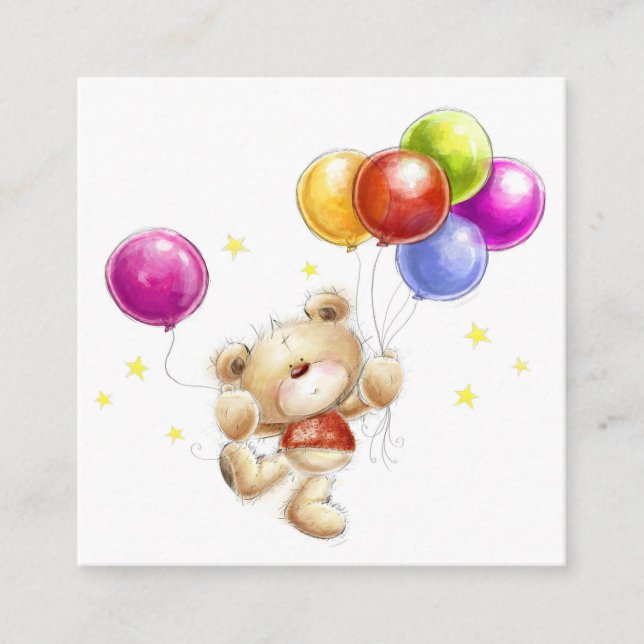 Florist, Geschenk, Umschließung, Visitenkarte Begleitkarte (Vorderseite)