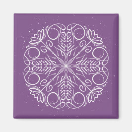 Florist - Job Karriere Snowflake Word Art Magnet