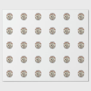 Florist Katze Florist Katze Vintage Vektor Art-Shi Geschenkpapier
