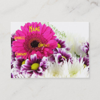 Florist - Lila Bouquet I Visitenkarte