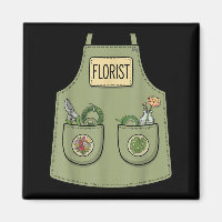 Florist lustiger floral designer Gärtner Schürze