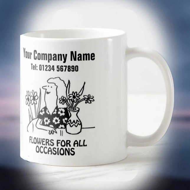 Florist oder Blume Shop Cartoon Tasse (Von Creator hochgeladen)