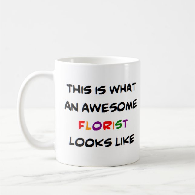 Florist, phantastisch kaffeetasse (Links)