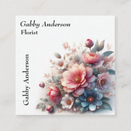 Florist Quadratische Visitenkarte