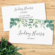 Florist Watercolor Eucalyptus Foliage