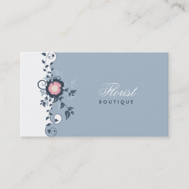 Floristen-Butike-Geschäfts-Karte Visitenkarte (Vorderseite)