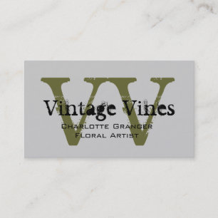 Floristik individualisierbare Visitenkarte