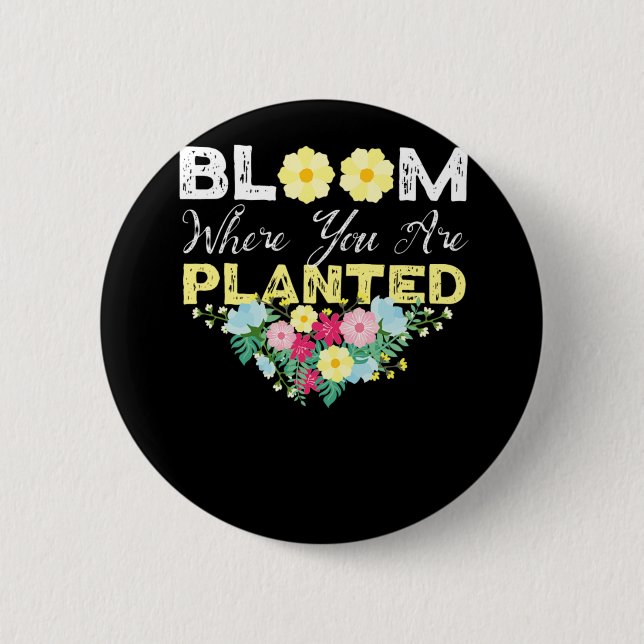 Floristische Blume blühen, wo Sie gepflanzt Bouque Button (Vorderseite)
