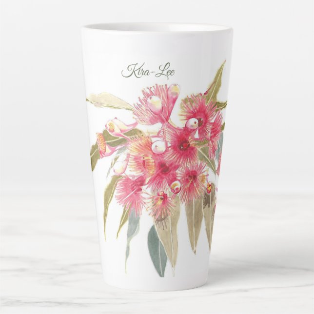 Florrosa Farbe Personalisiert Milchtasse (Vorderseite)