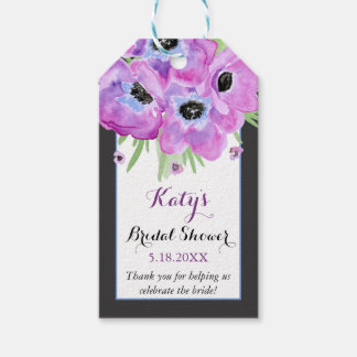 Florrosa Lila blaues Brautparty - Vorzug Tag Geschenkanhänger