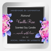 Florrosa Lila Silberverpackungsmarken