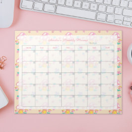 Florrosa Pilzcreme Gelbe Plakatbezeichnung Notizblock