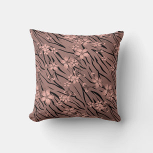 Flortiger Tigerprint Kissen